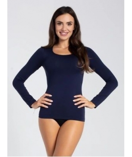 Bezšvová košeľa s dlhým rukávom, tmavomodrá, Gatta, veľ. XL.jpg